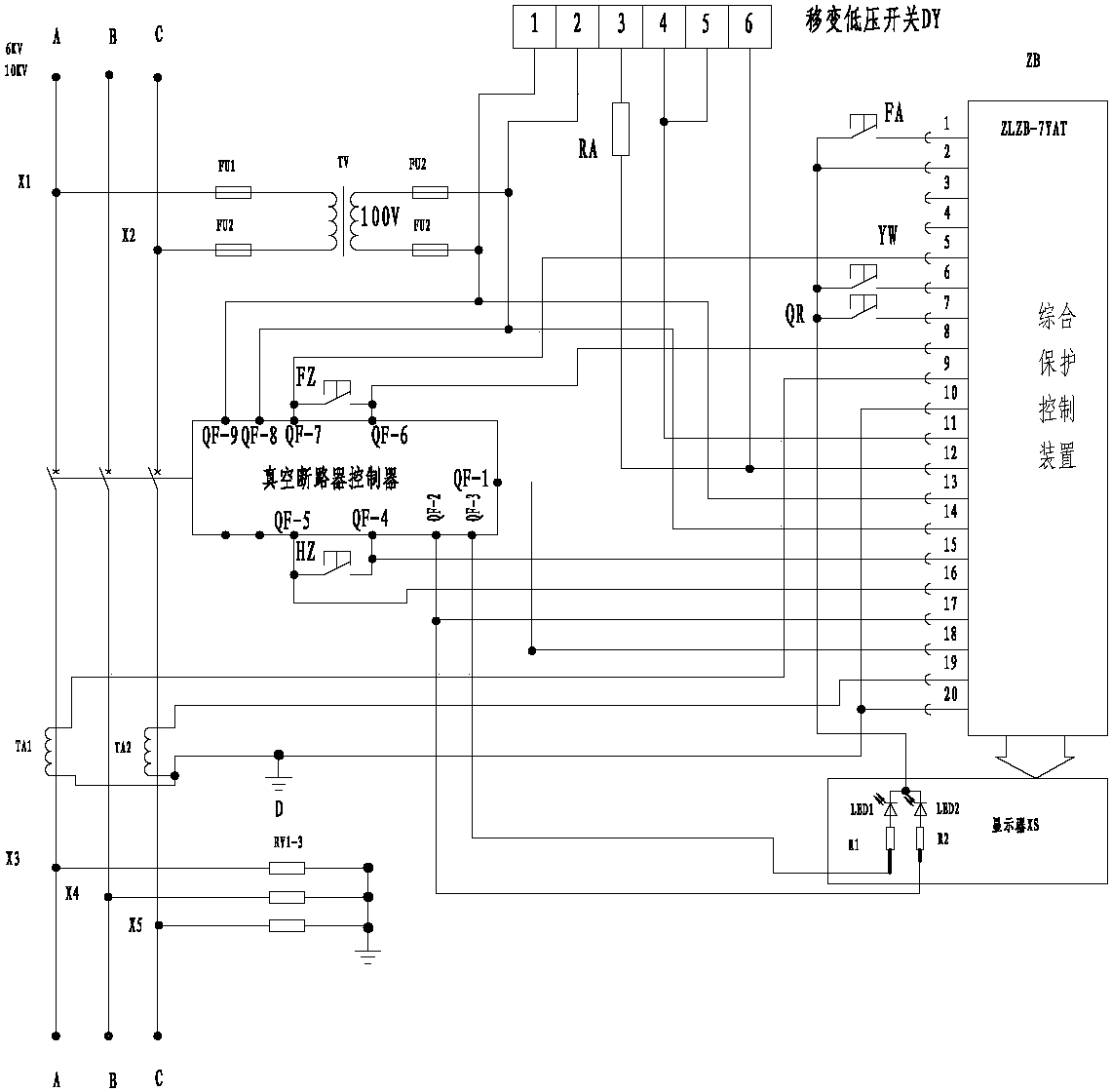 变电站小车开关图示图片