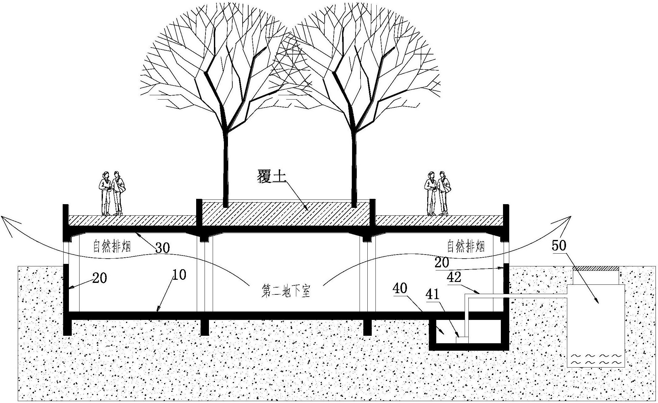 cn207499144u_住宅用地下室结构和住宅楼结构有效