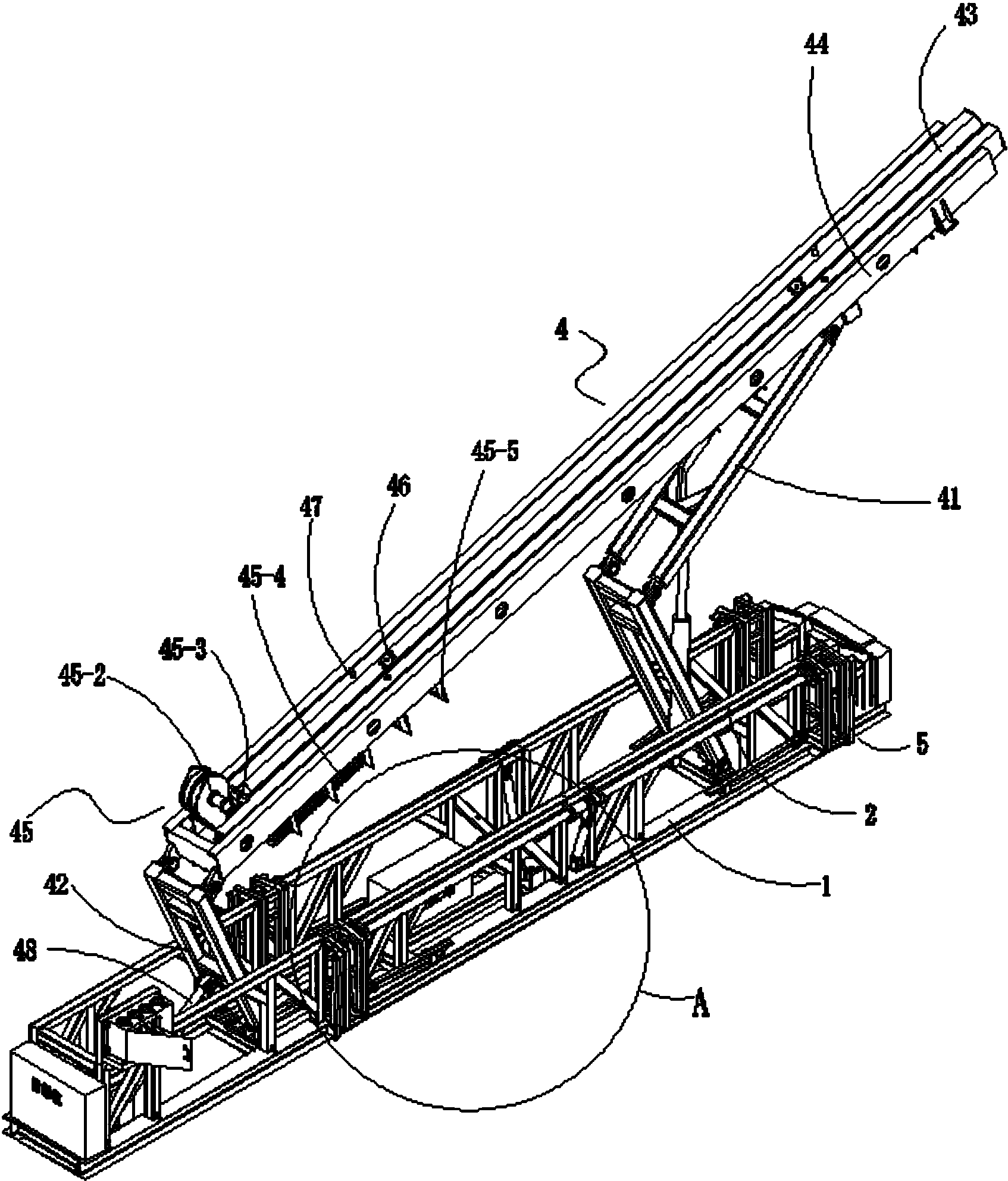 用于钻修井的动力猫道机