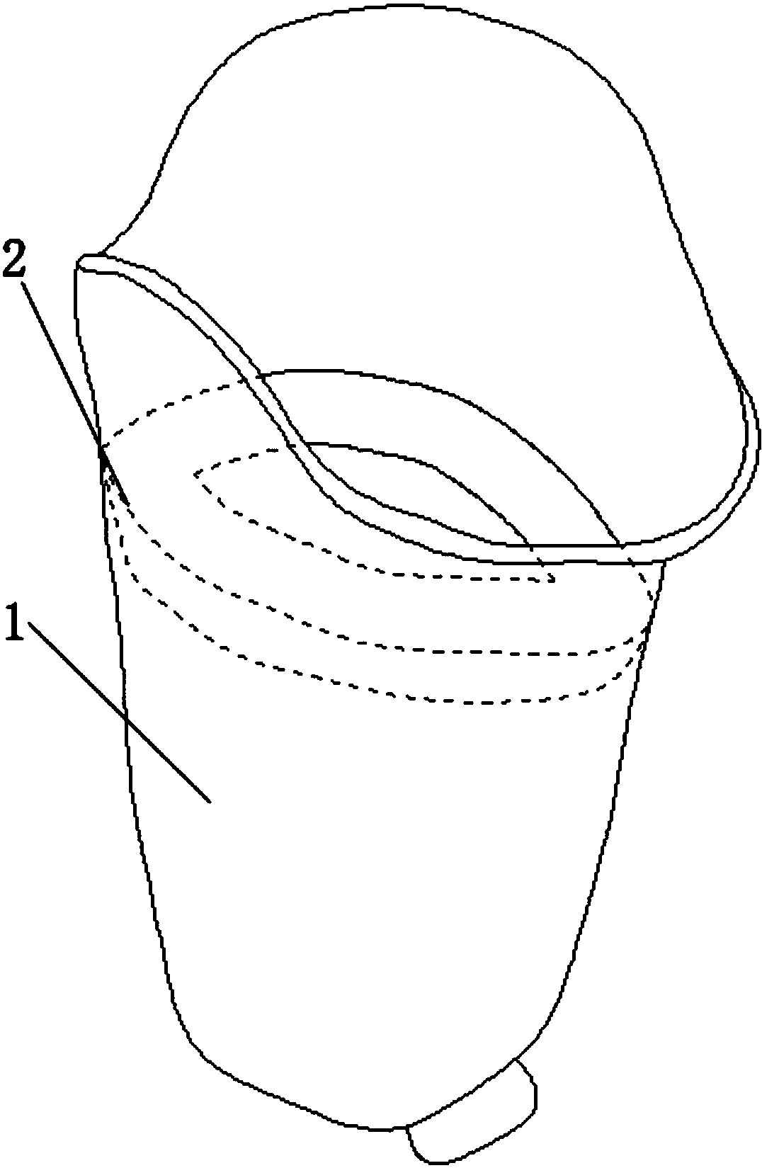 cn207506665u_大腿透明檢驗接受腔有效