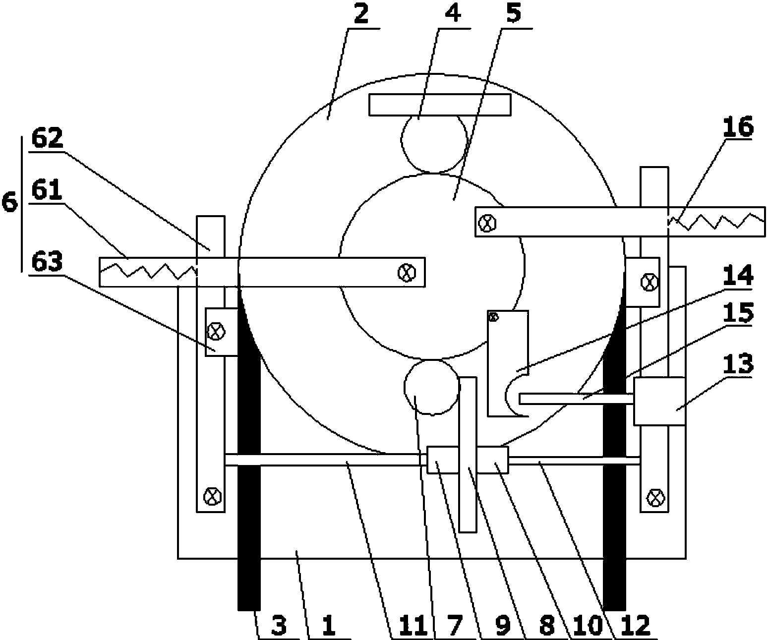 一种电梯双向限位器
