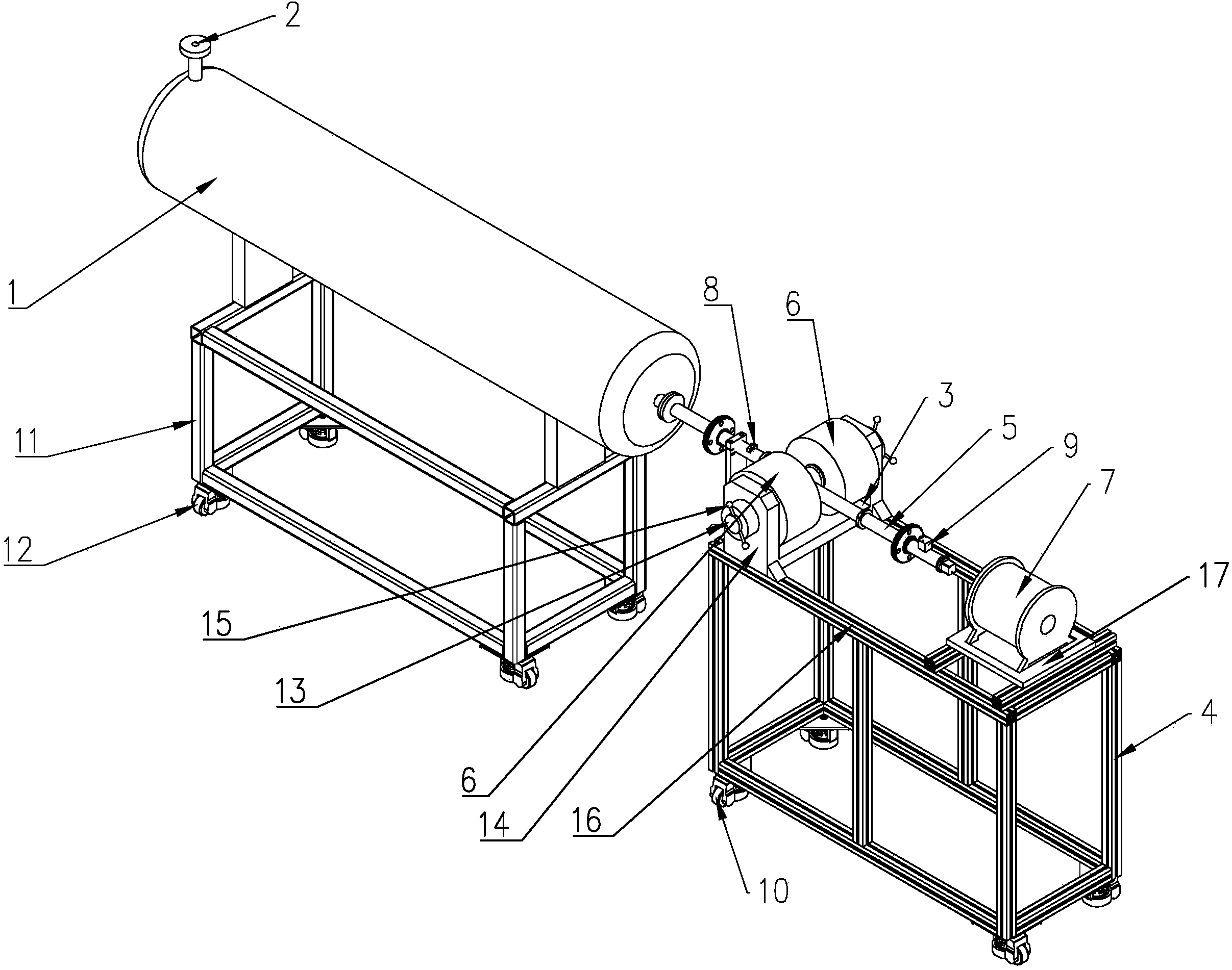 磁化等离子体火炮机理研究用测试装置