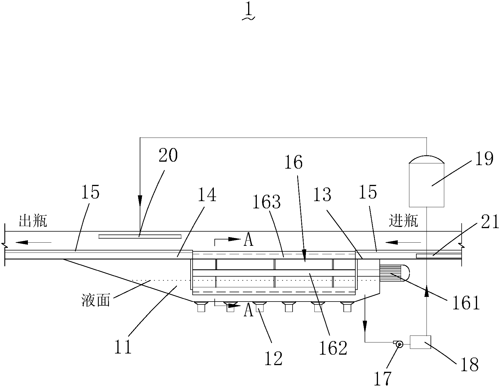 cn207547161u_喷淋式水循环洗瓶机有效