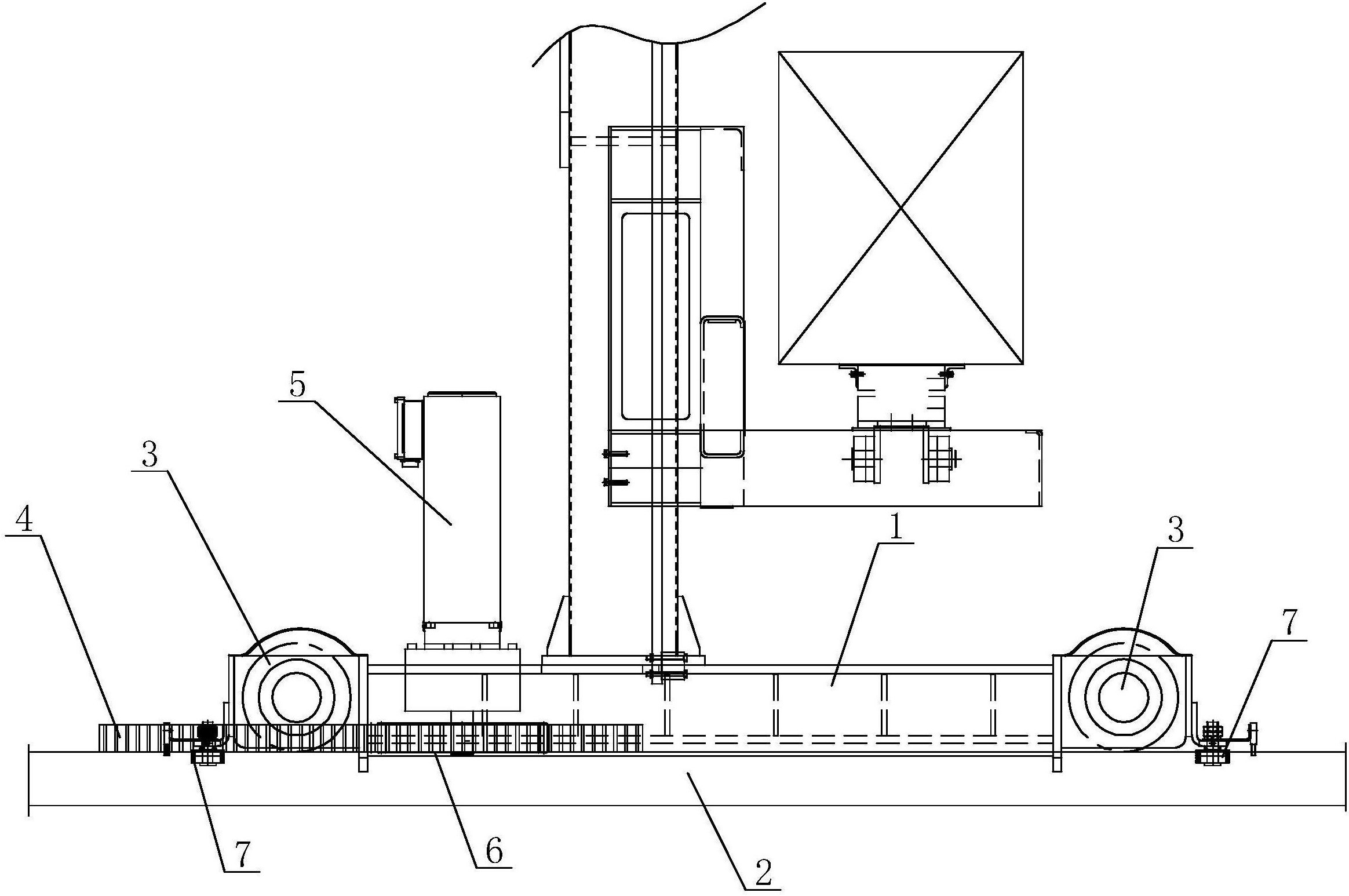 一种高速堆垛机水平驱动机构