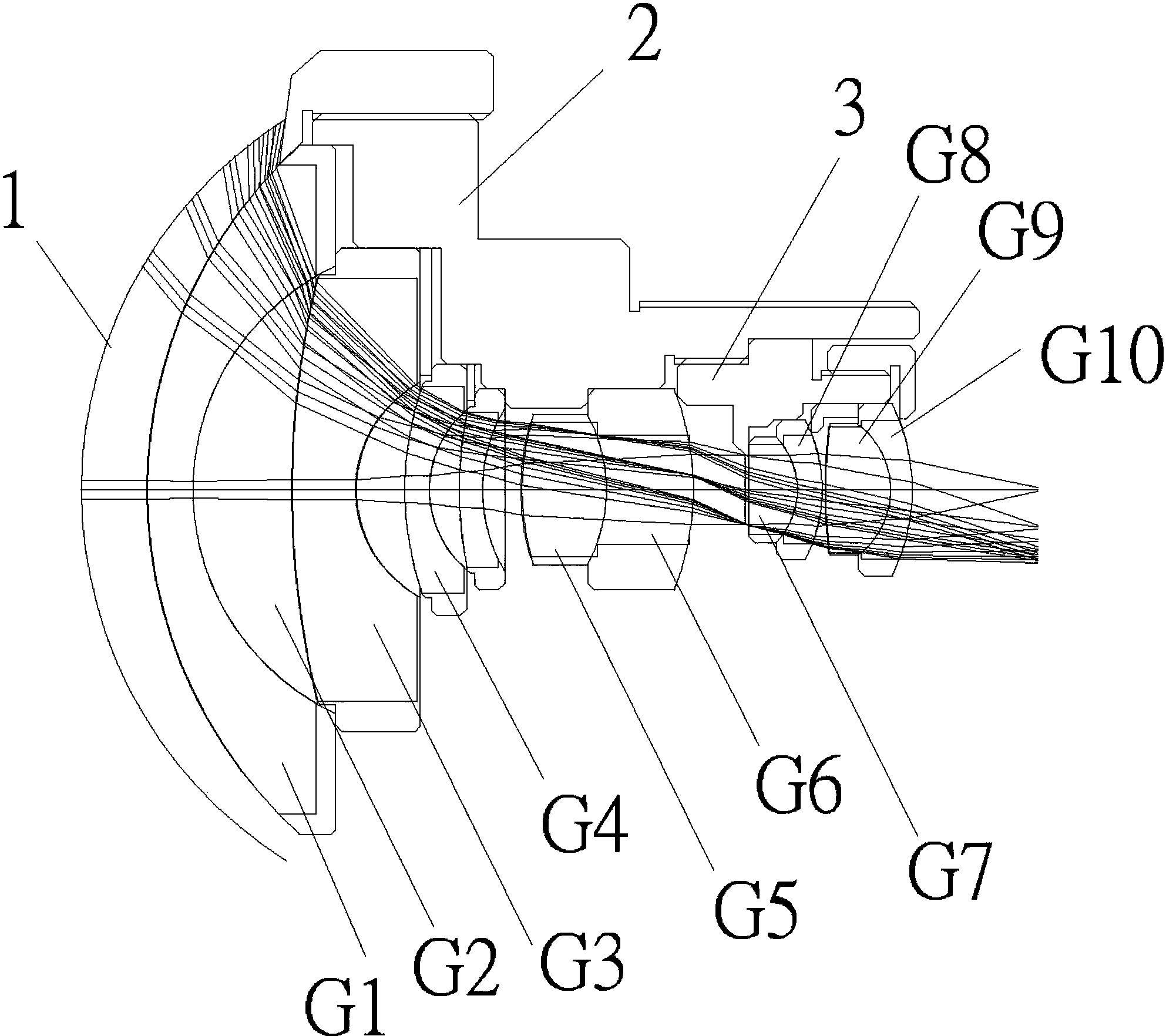 200超广角鱼眼镜头