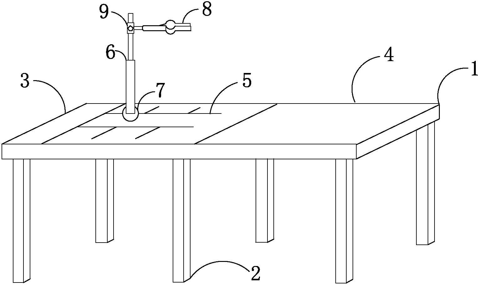 cn207576459u_一种多功能化学实验台有效