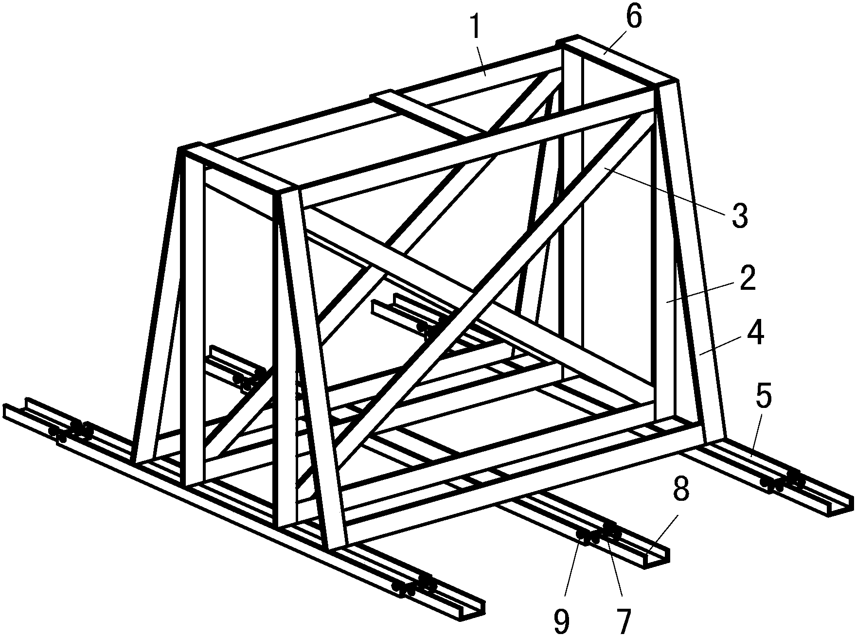 一种运输预制墙板用的固定支架