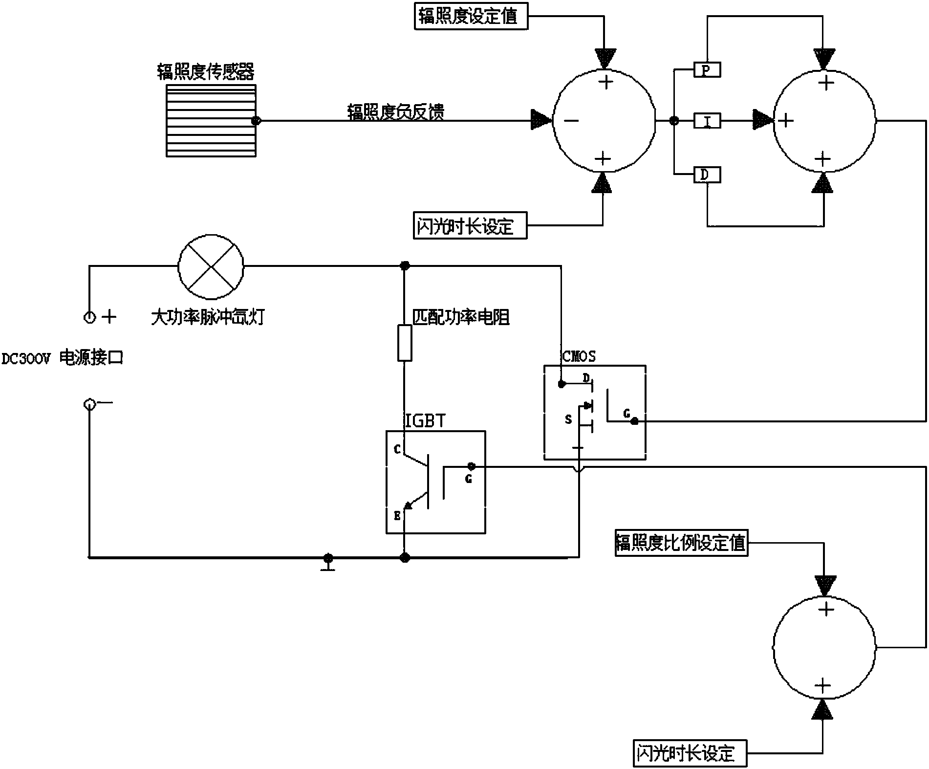 氙气灯安定器电路图图片