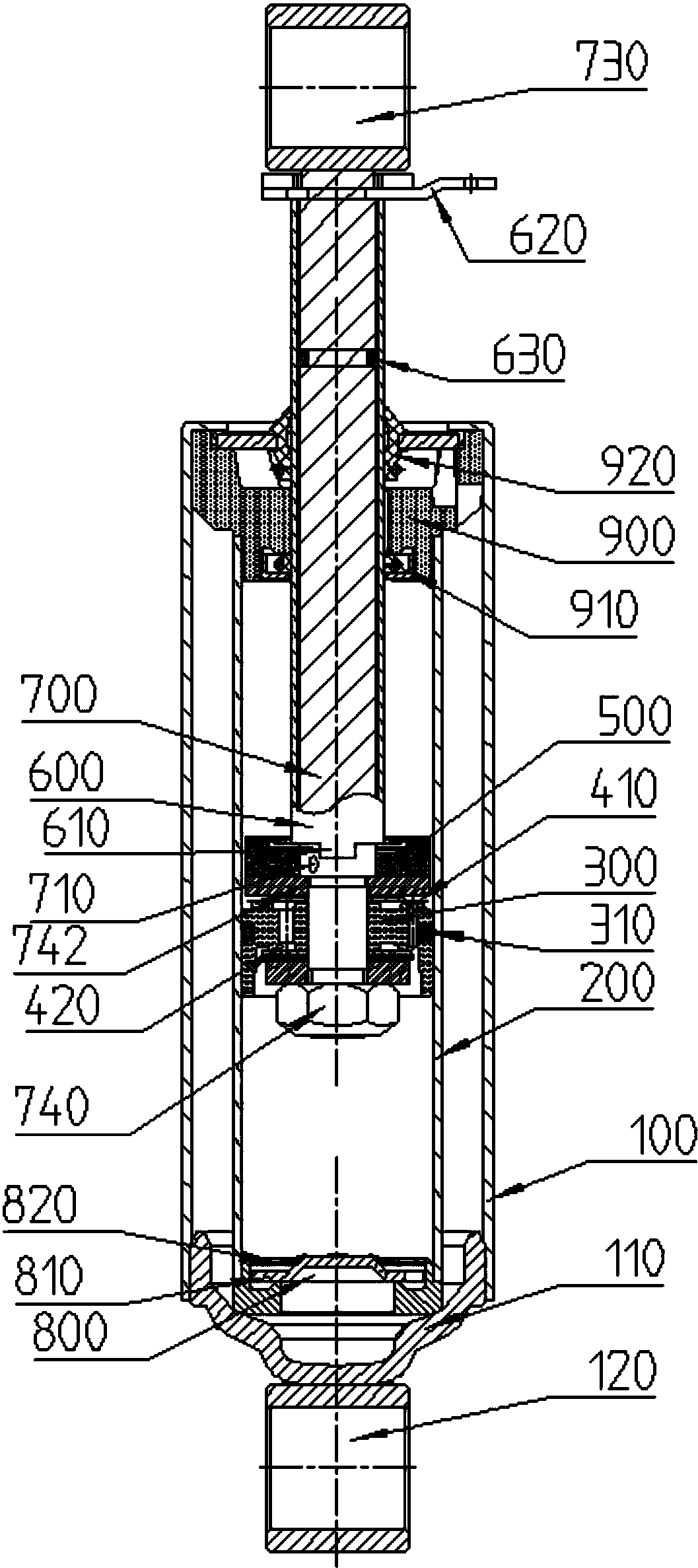 cn207609722u_一种阻尼可调座椅用减震器有效