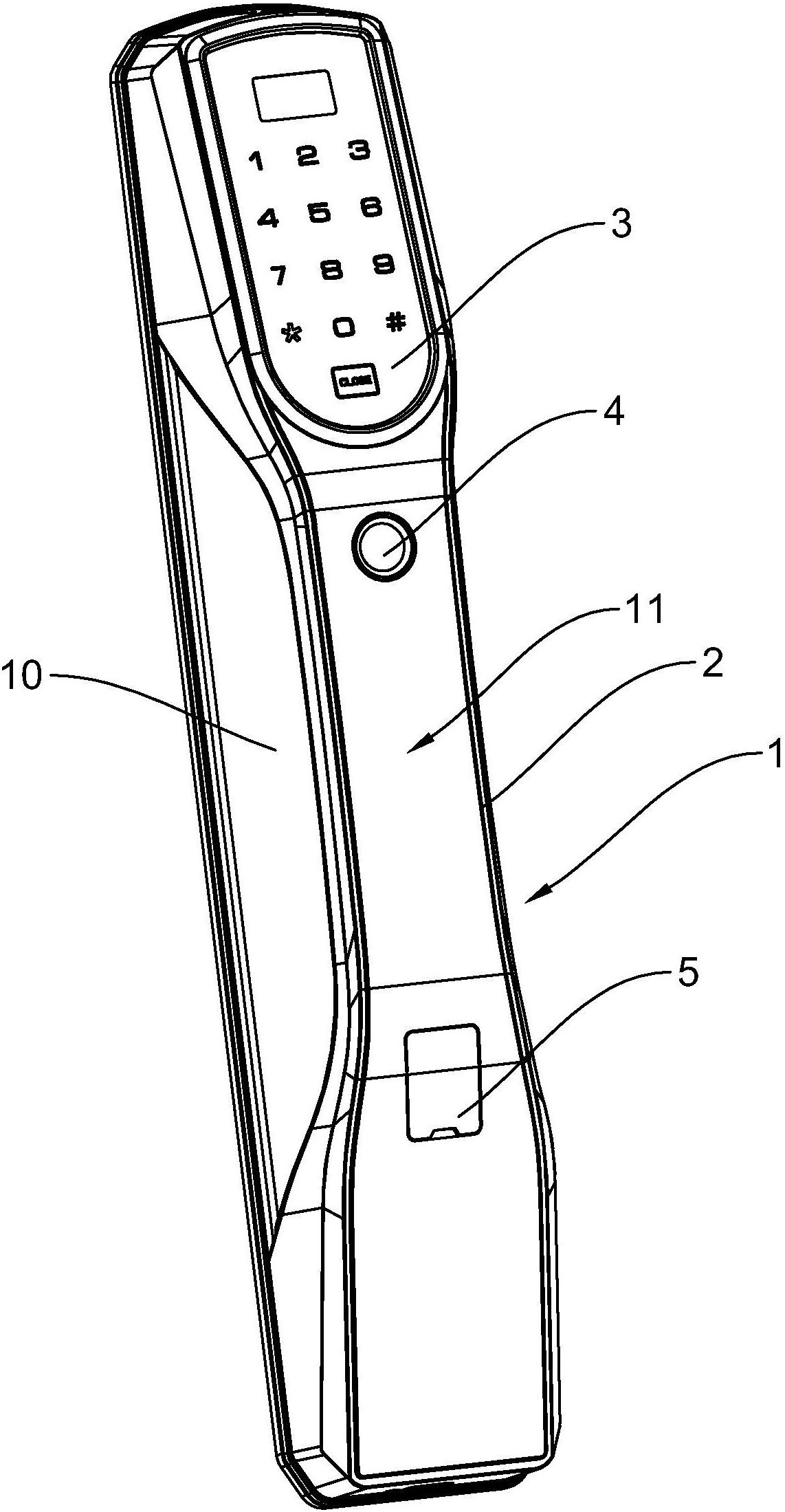一种方便开门的门把手