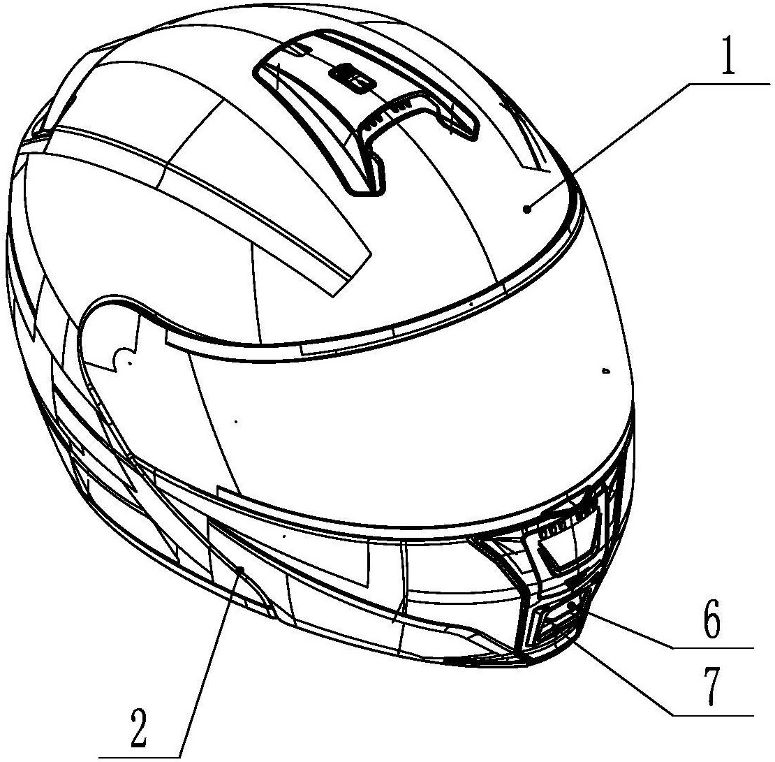 一种摩托车安全头盔