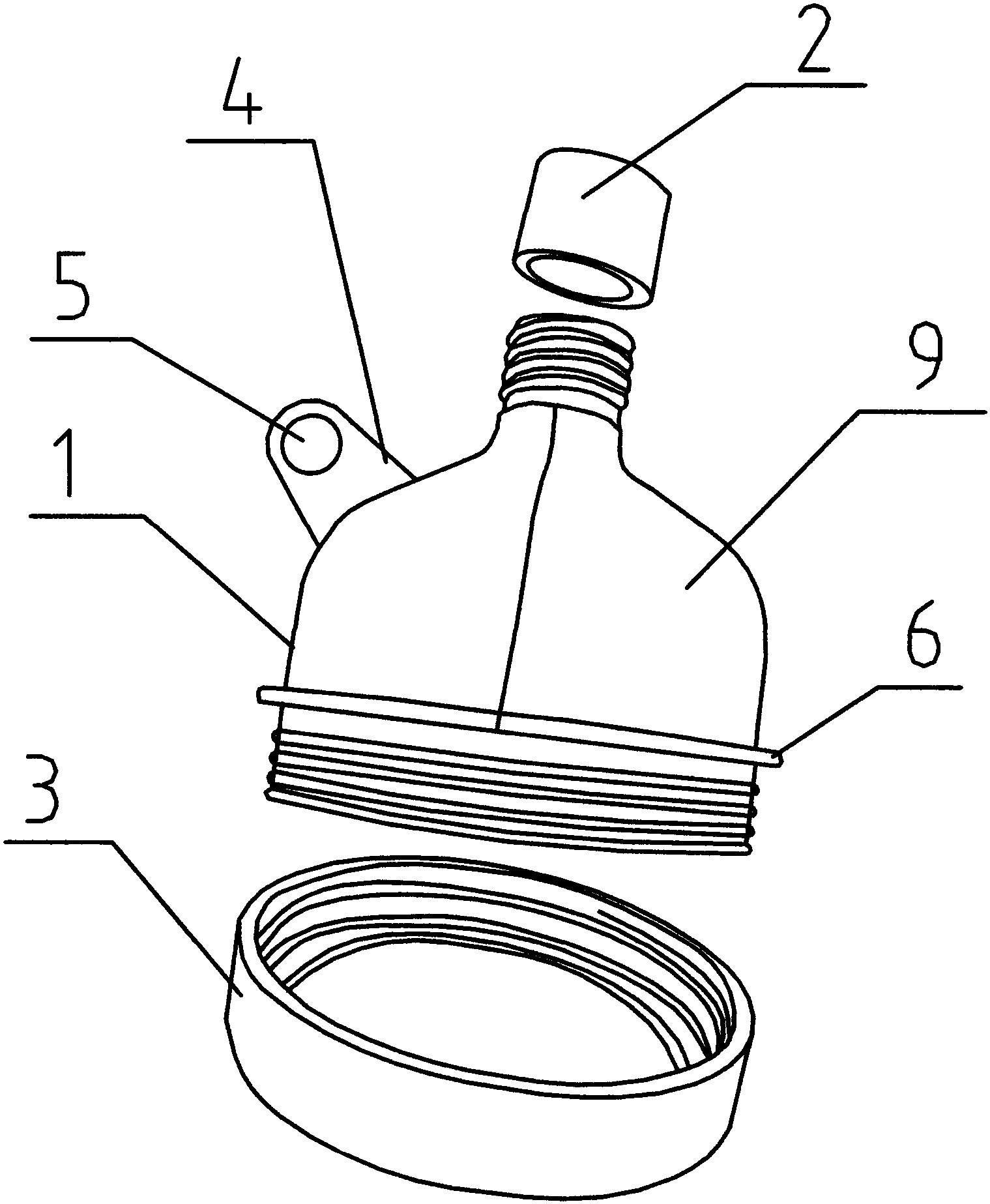 一种蛋白粉漏斗