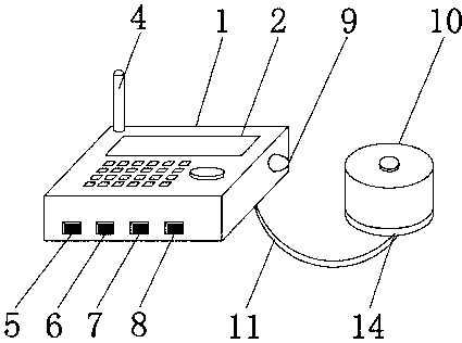 cn207638680u_一種便於安裝的idc機房綜合管理裝置有效