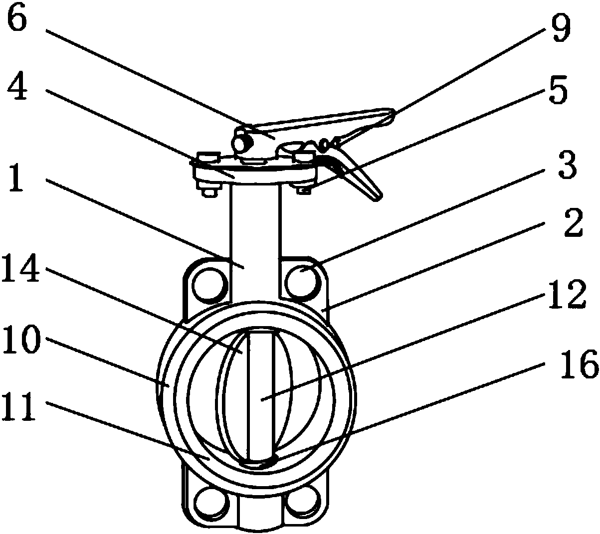 wafer type butterfly valve wafer type butterfly valve