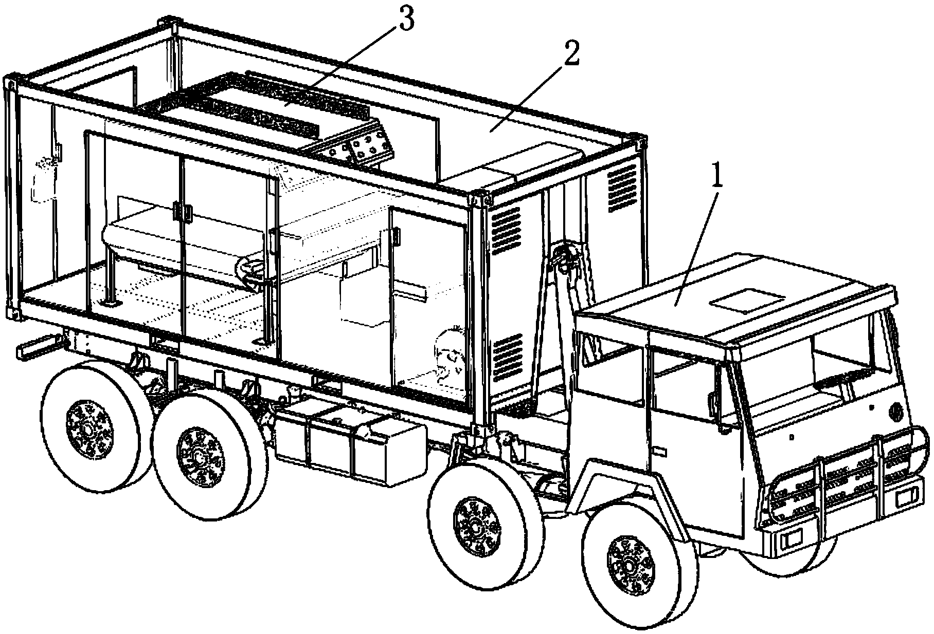 一种中大口径炮弹分解车