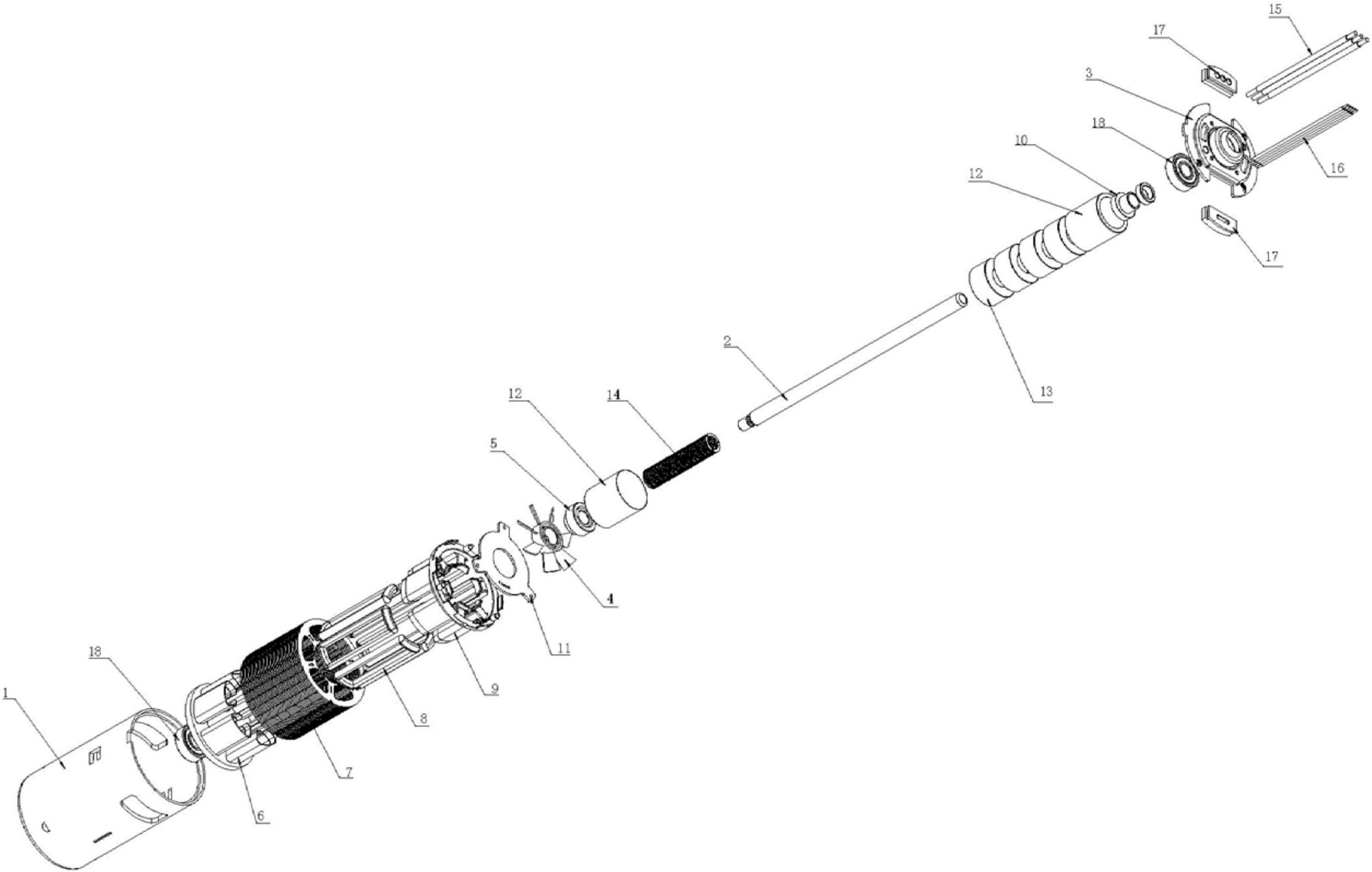 一种豆浆机用无刷电机专利_专利申请于2017-12-12_专利查询 - 天眼查