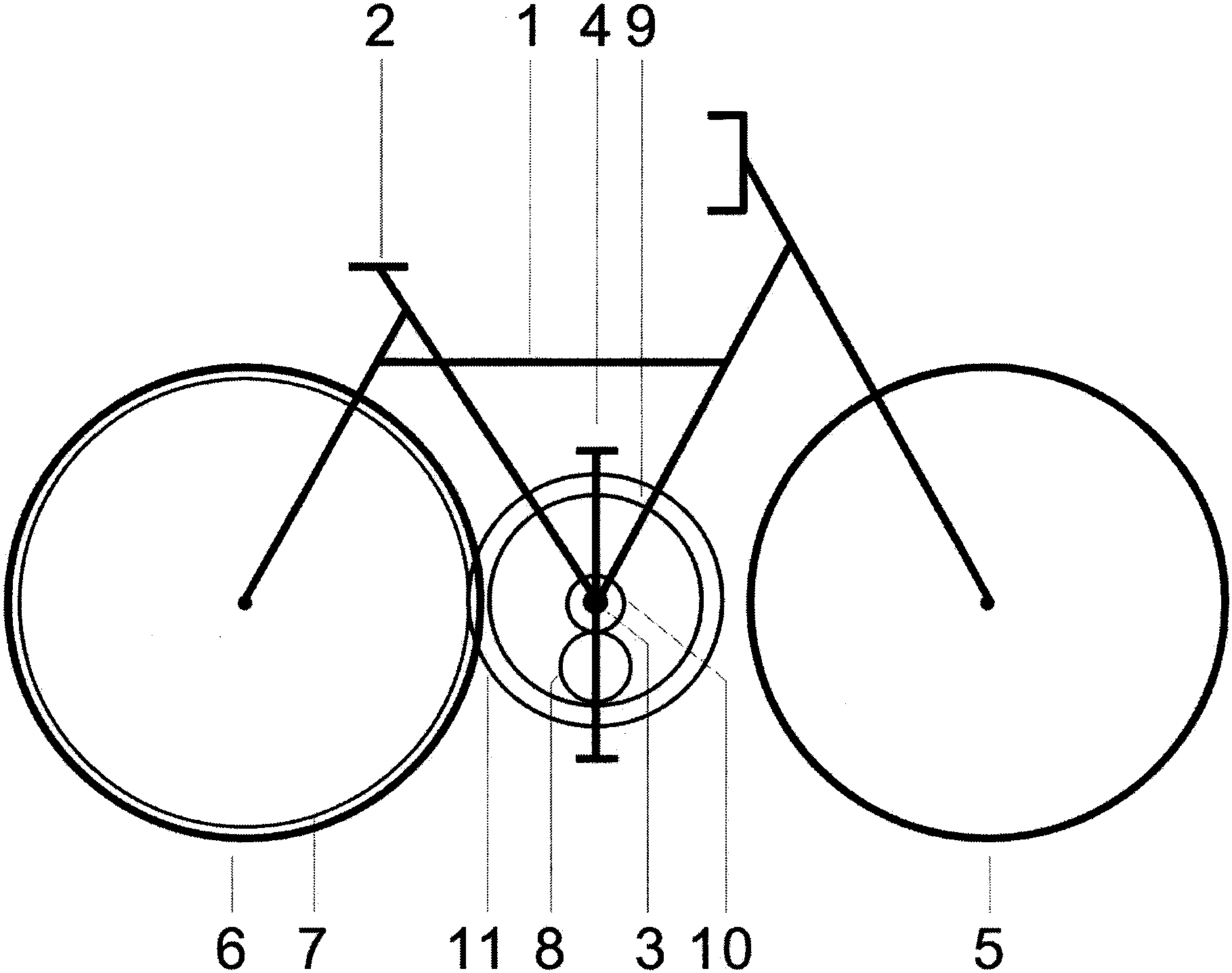 自行车车轮结构图解图片