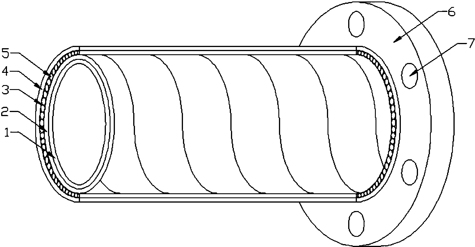 一种耐腐蚀型螺旋钢管结构