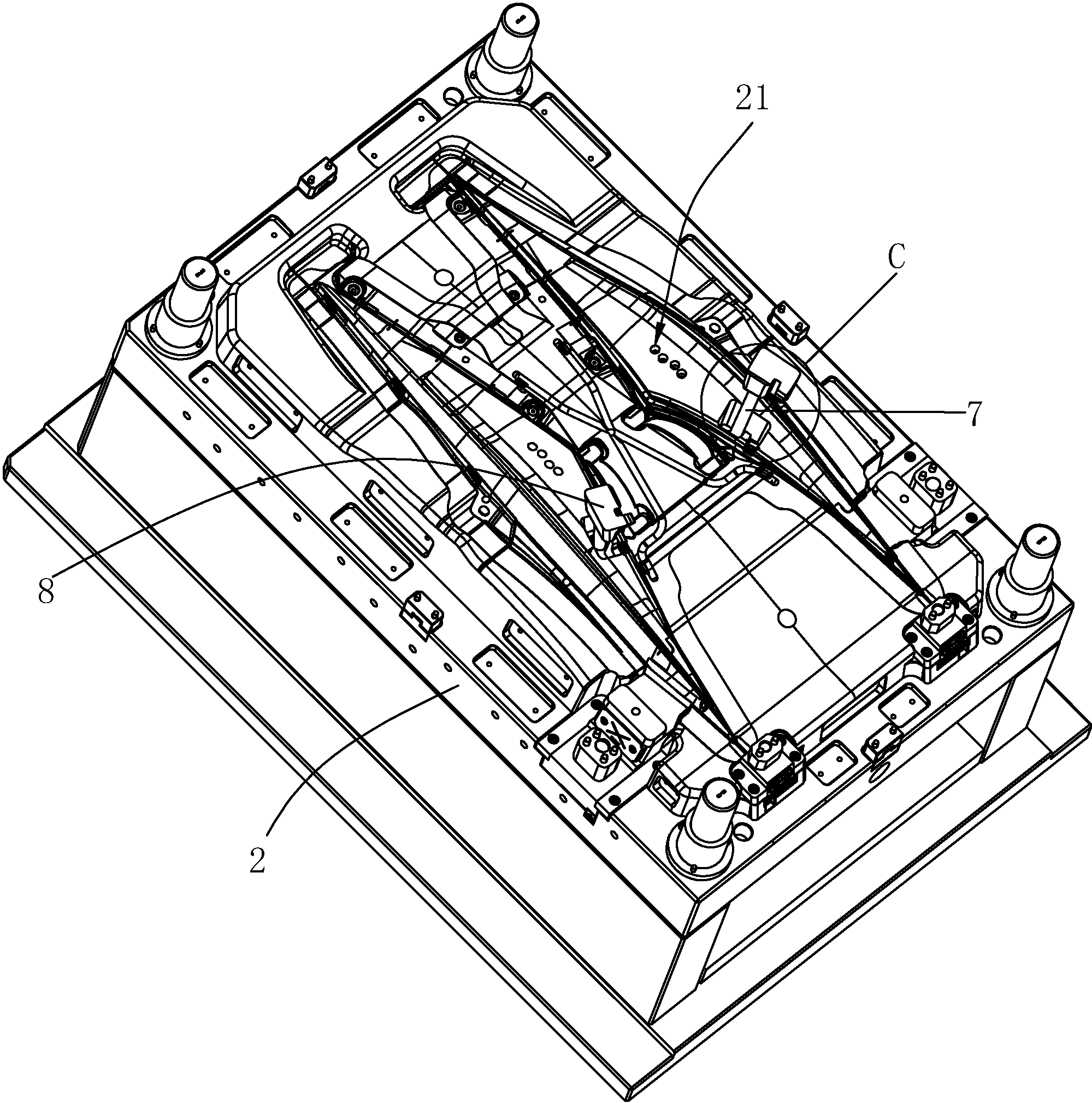 cn207711290u_一种注塑模具失效