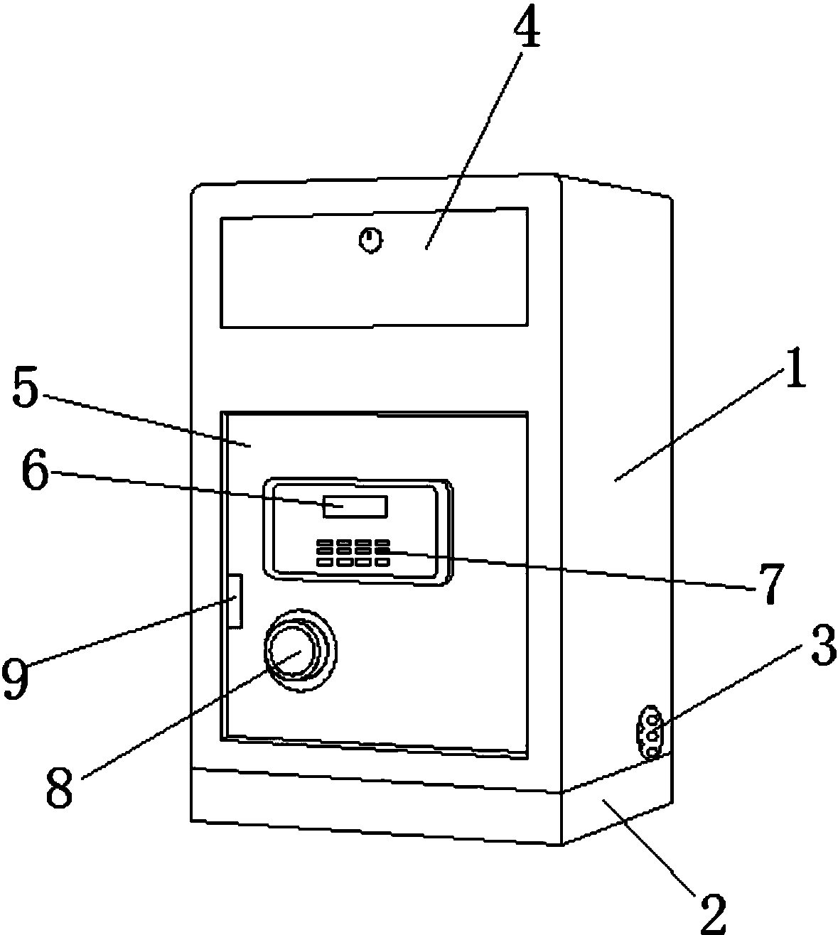 cn207715000u_一种财务会计专用保险箱失效