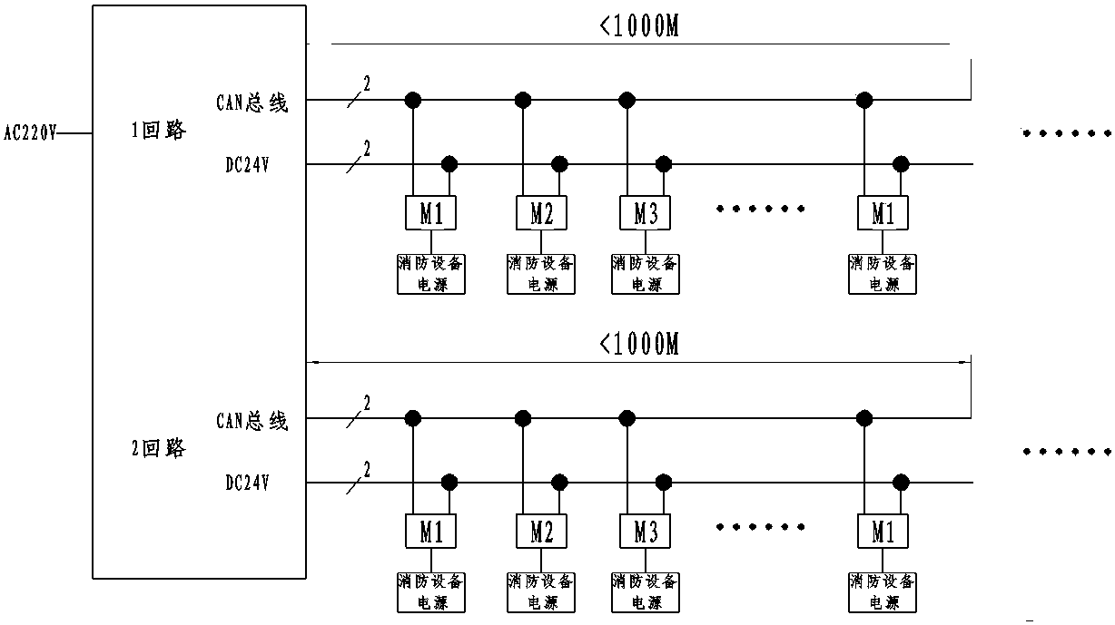 消防控制柜接线图图片