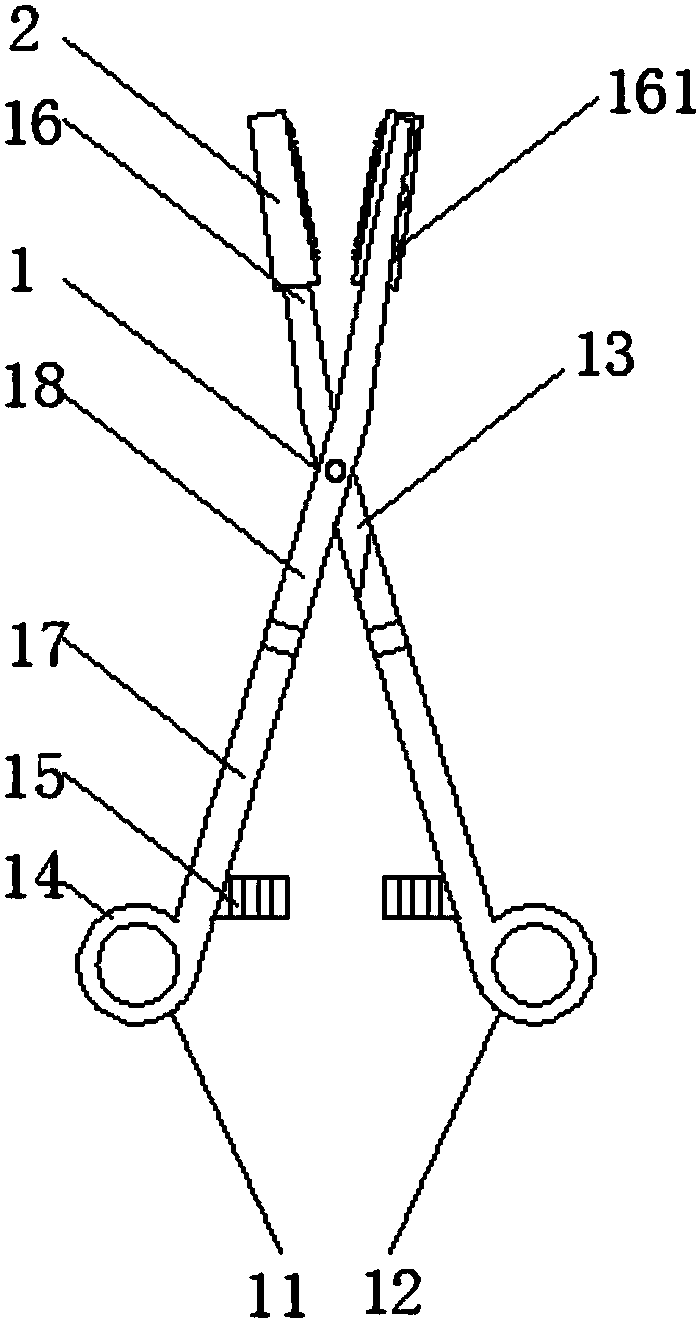 cn207722160u_一种防破损血液透析用皮管钳有效