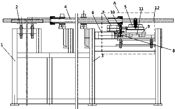 一种棒材制圆柱滚子送料机构