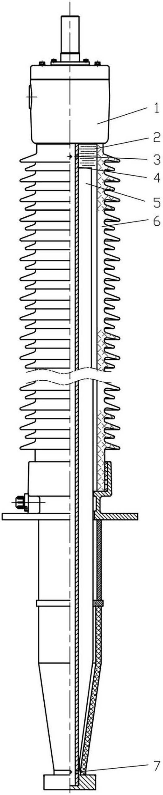 油纸电容式变压器套管及其电力变压器