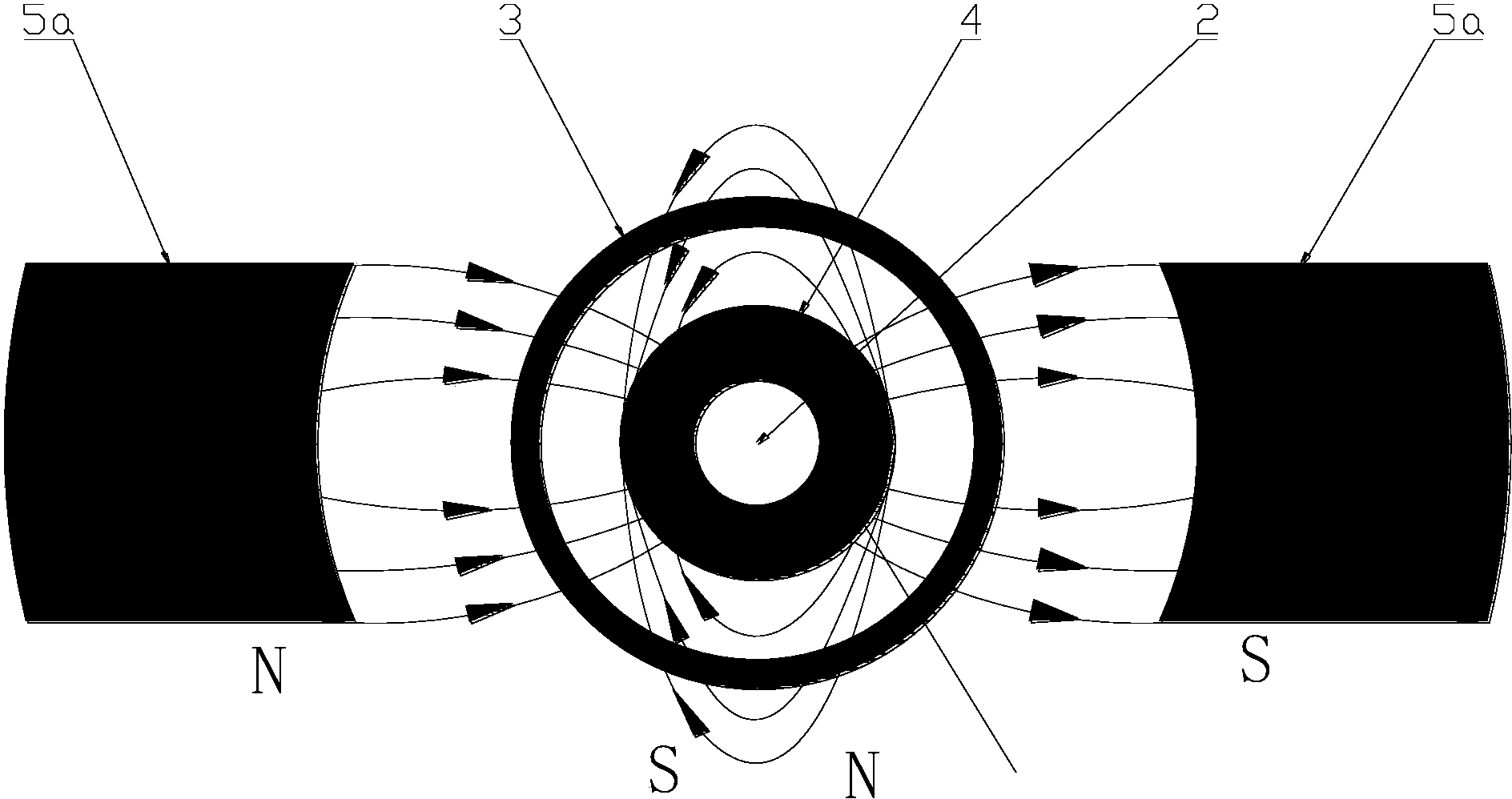 cn207743833u_双磁场微型空心杯电机有效