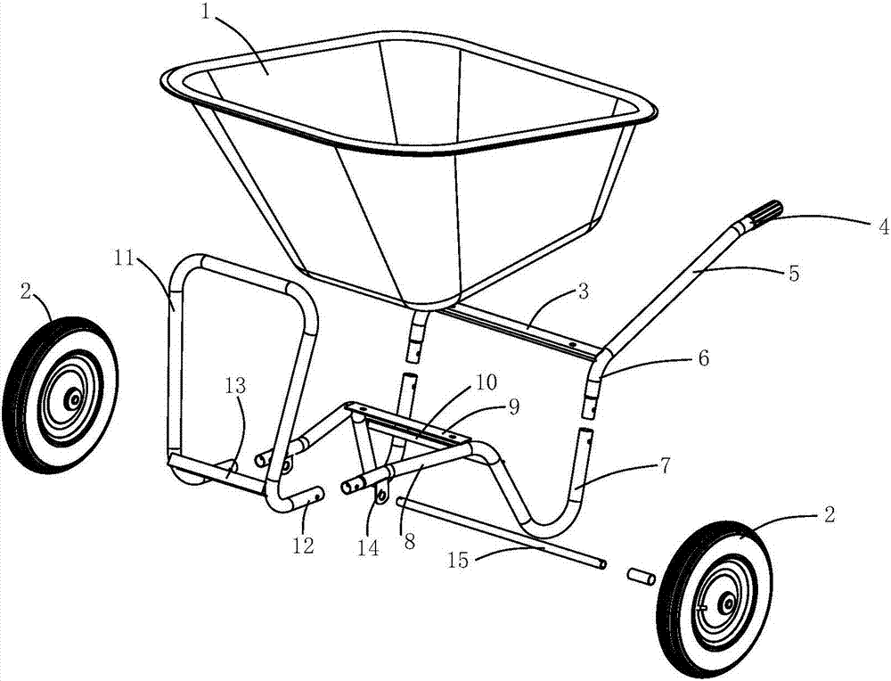 一種新型雙輪手推車