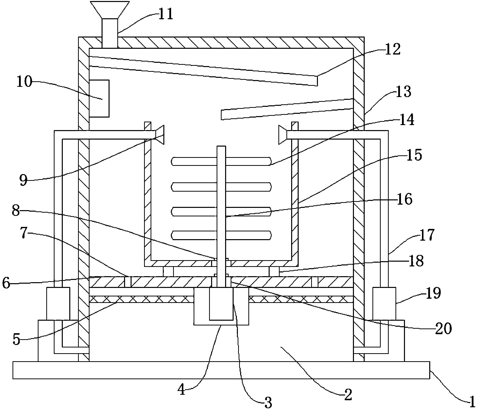 自动化灵芝子实体洗涤除杂装置