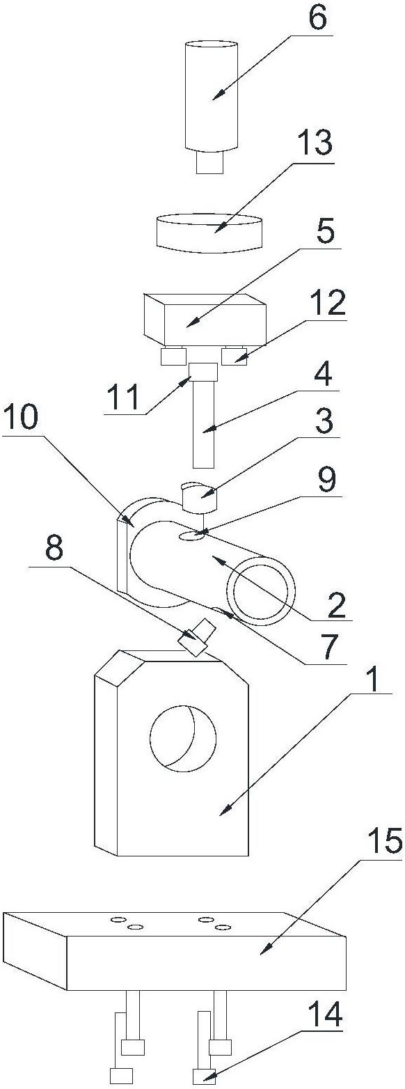 一种薄壁圆管冲孔模具