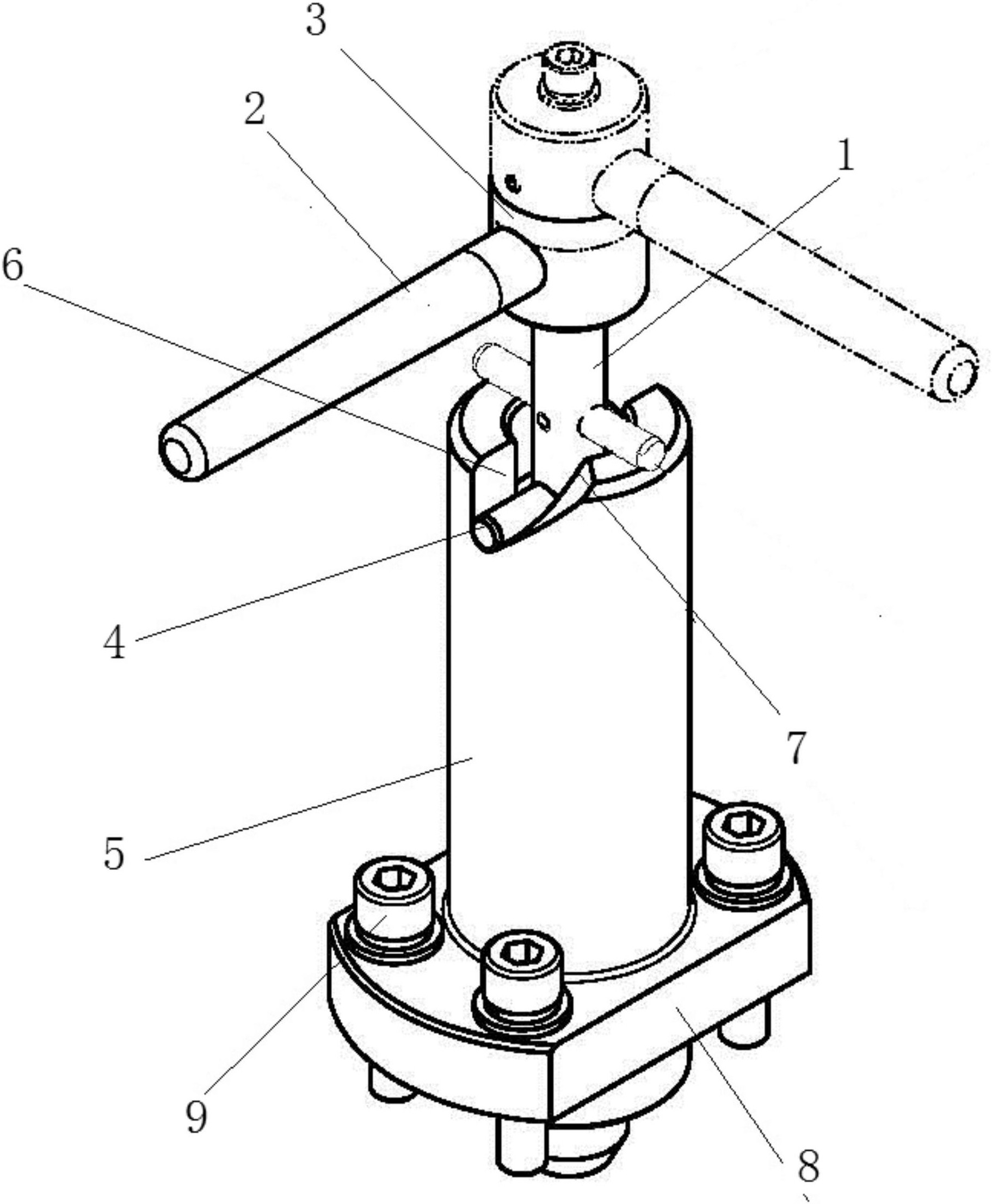一种可便携旋开的插销机构
