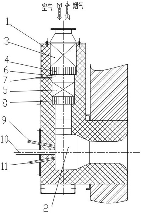 蓄热式烧嘴结构图图片