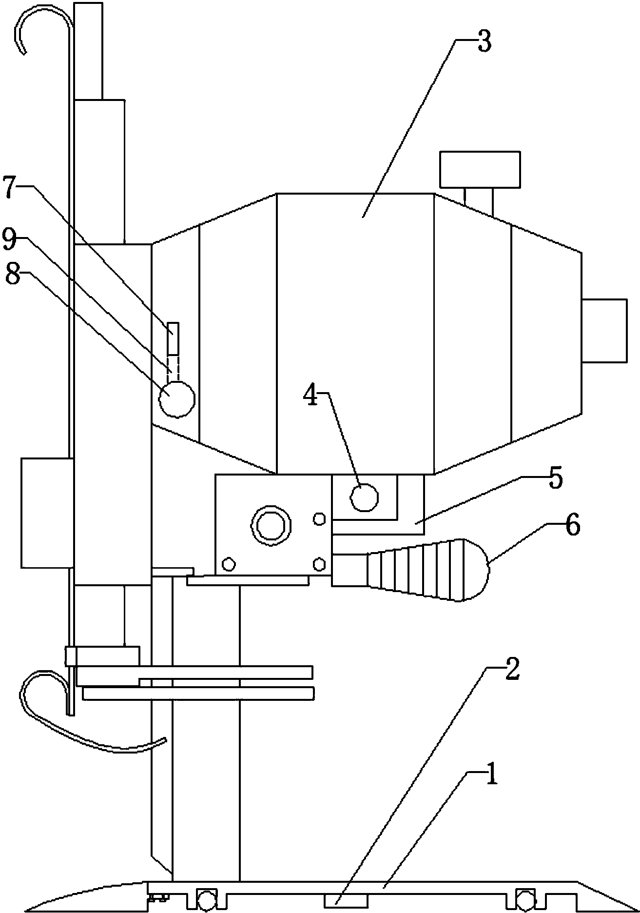 cn207878165u_一种有位移传感器的电剪刀失效