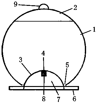 圆球形小鸡饲料盆