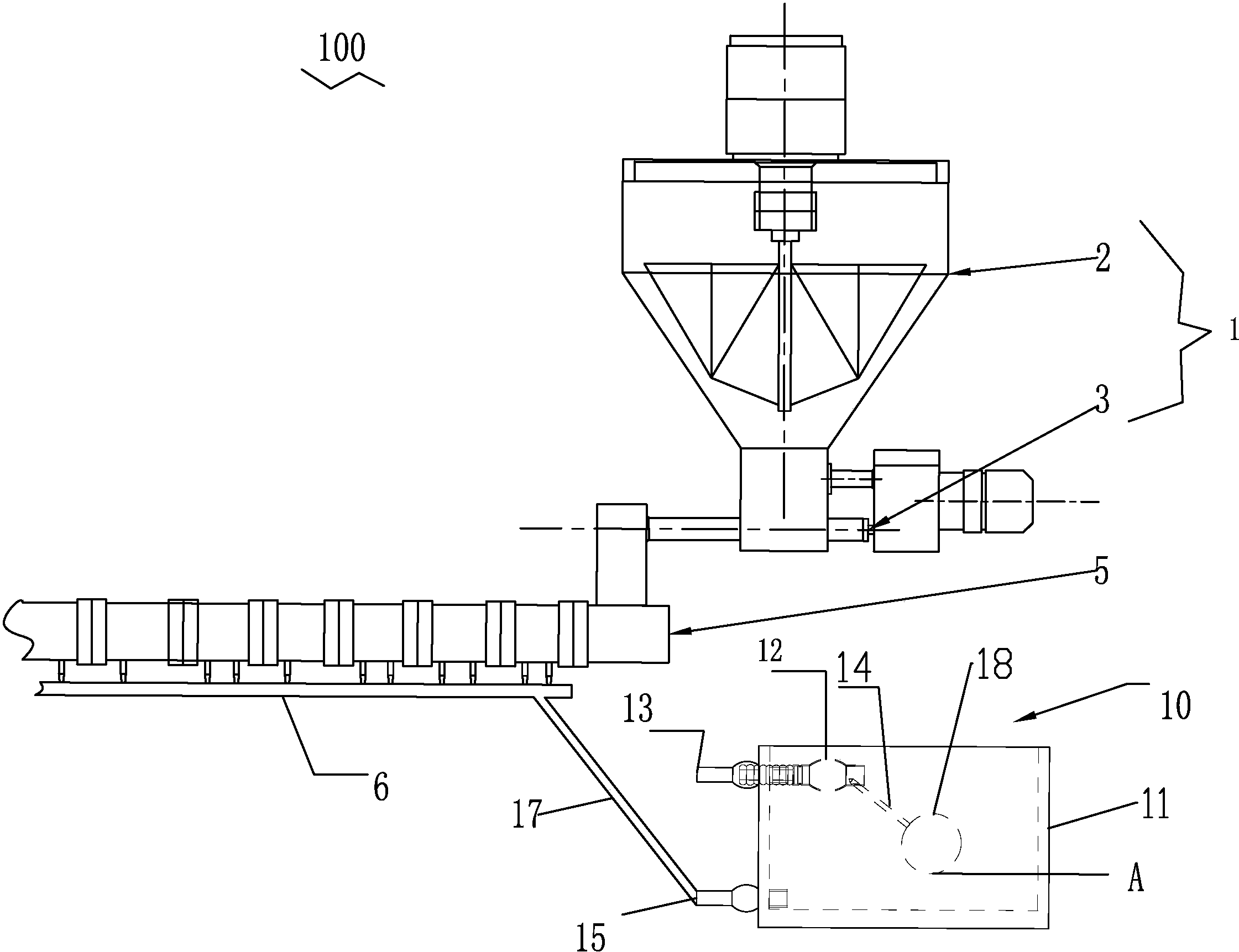 一种挤出机系统