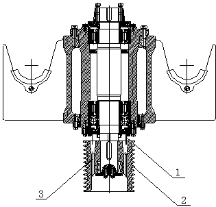 立轴破防漏油结构