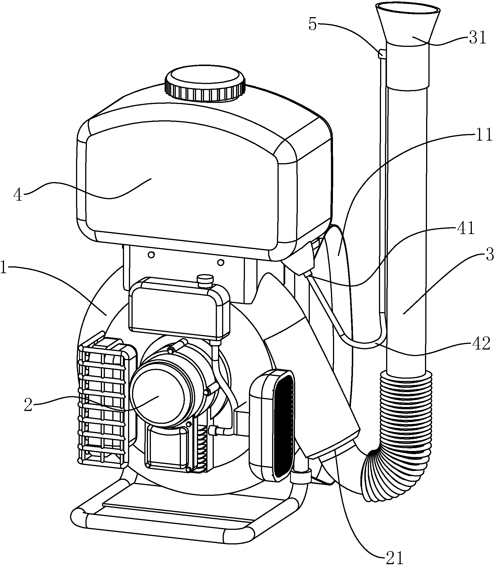 喷雾器内部结构图图片