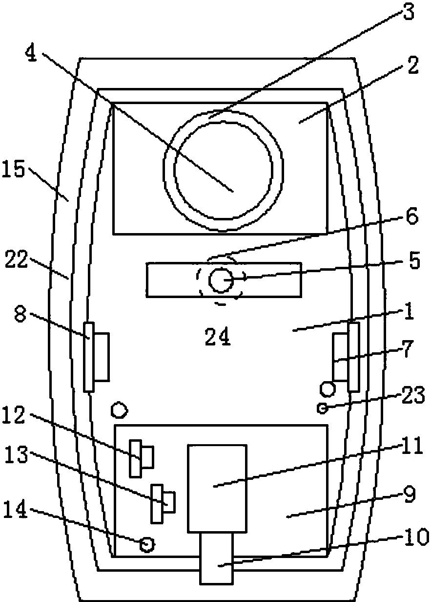 一种新型消防电话分机结构