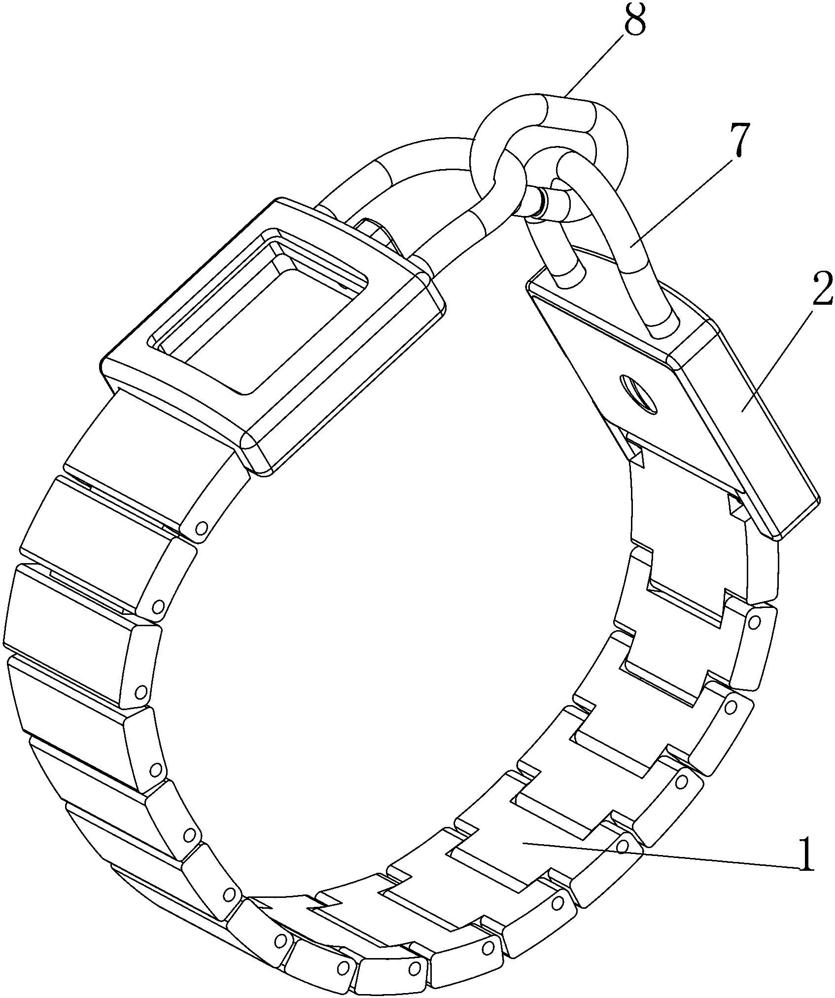 一种挂锁扣结构