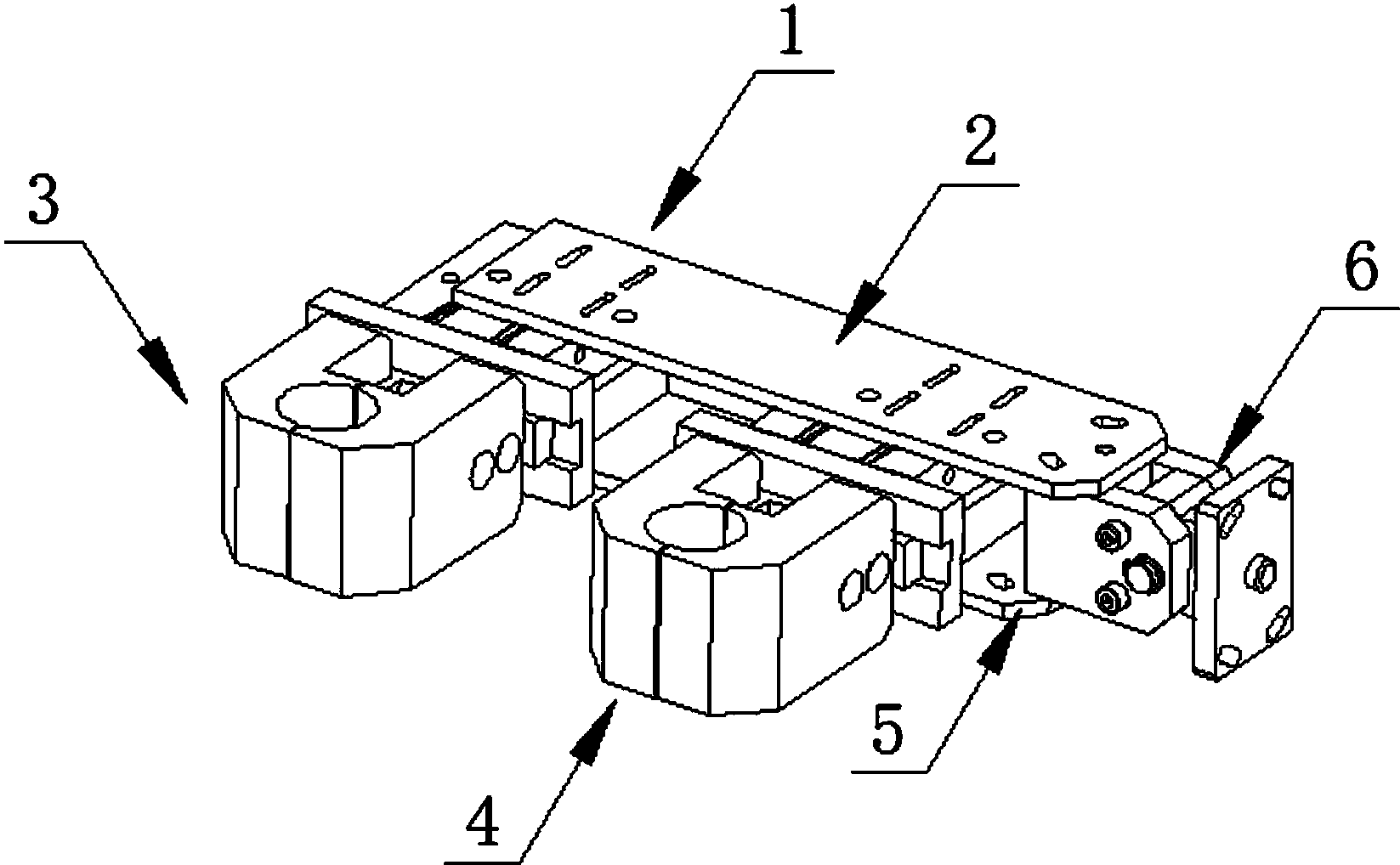 一种用于观光船上座椅底部的卡接装置