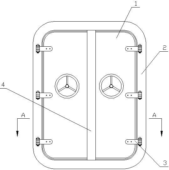 cn207972768u_船舶用水密门有效