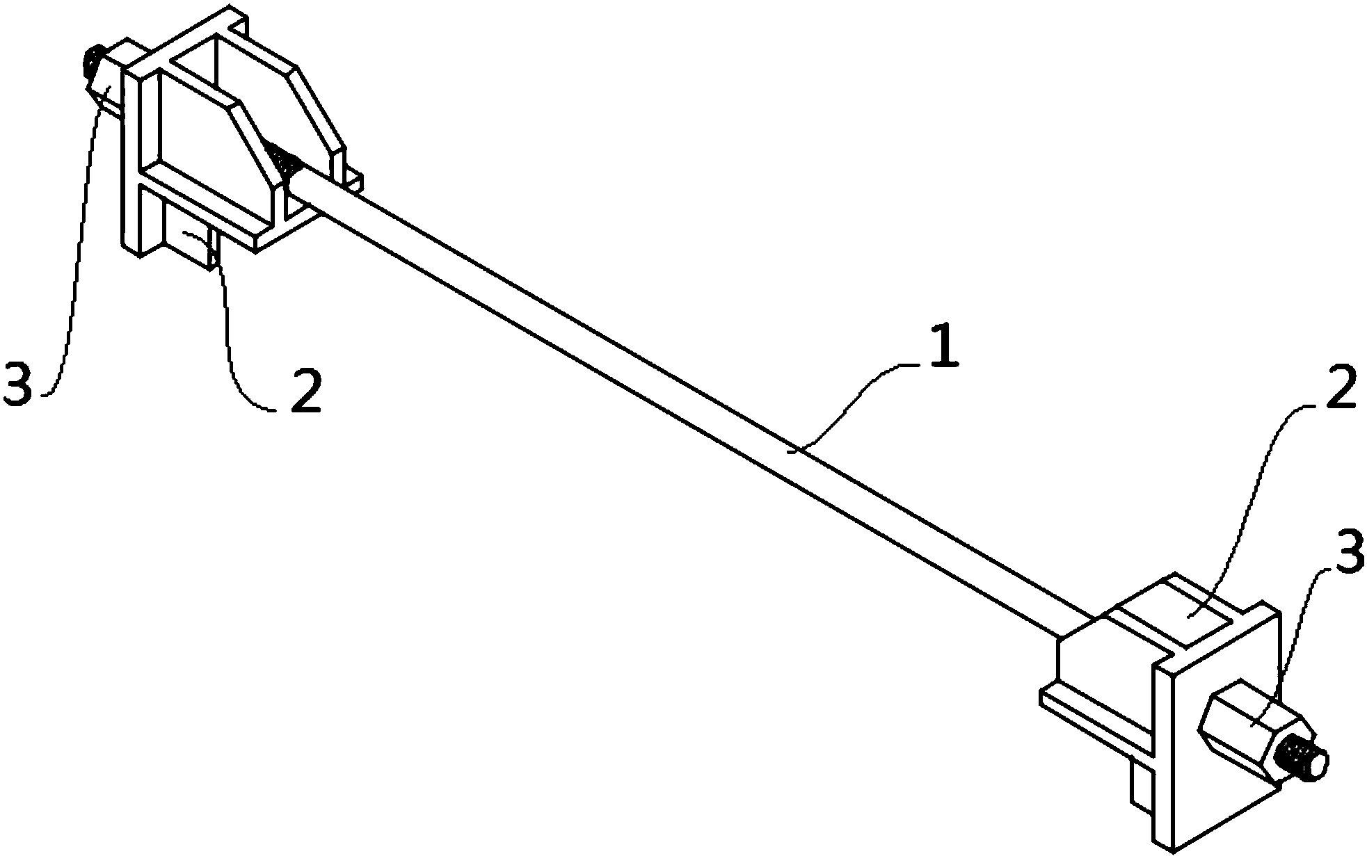 一种固定建筑模板的拉杆组件