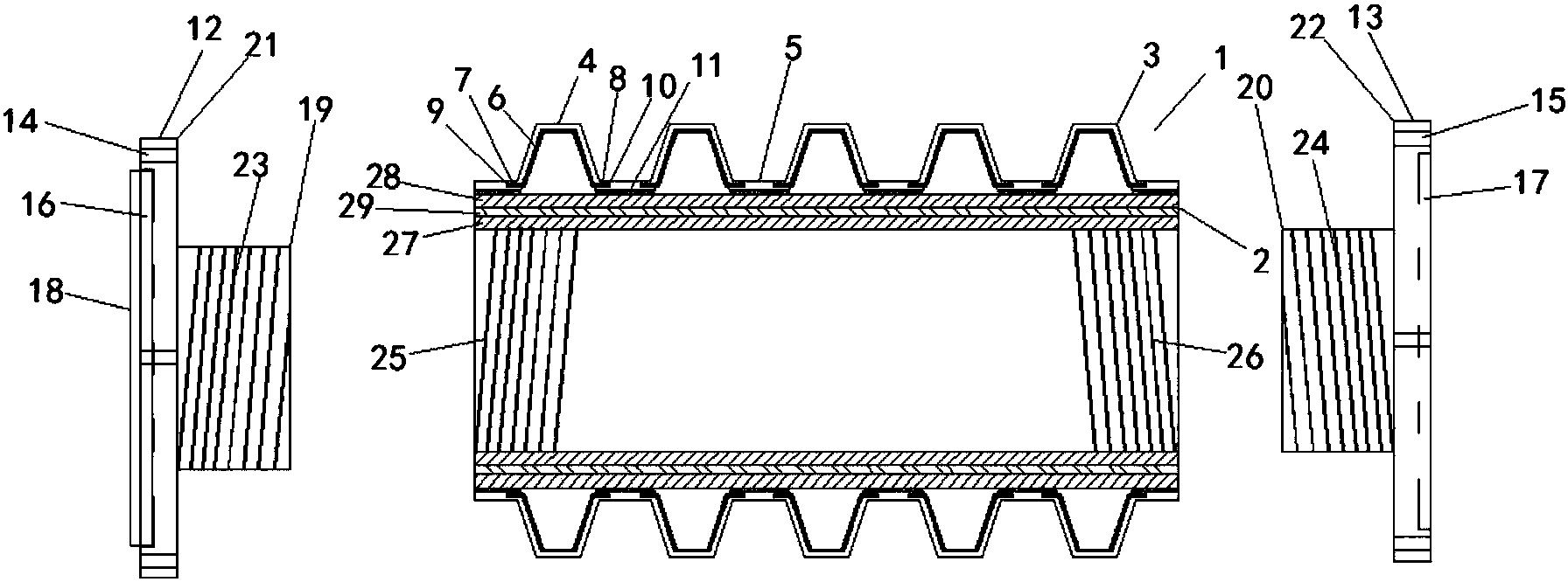 双壁波纹管构造图图片