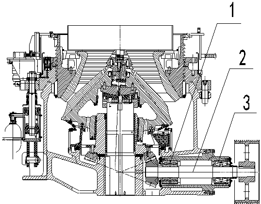 cn207989691u_多缸液压传动轴安装结构有效