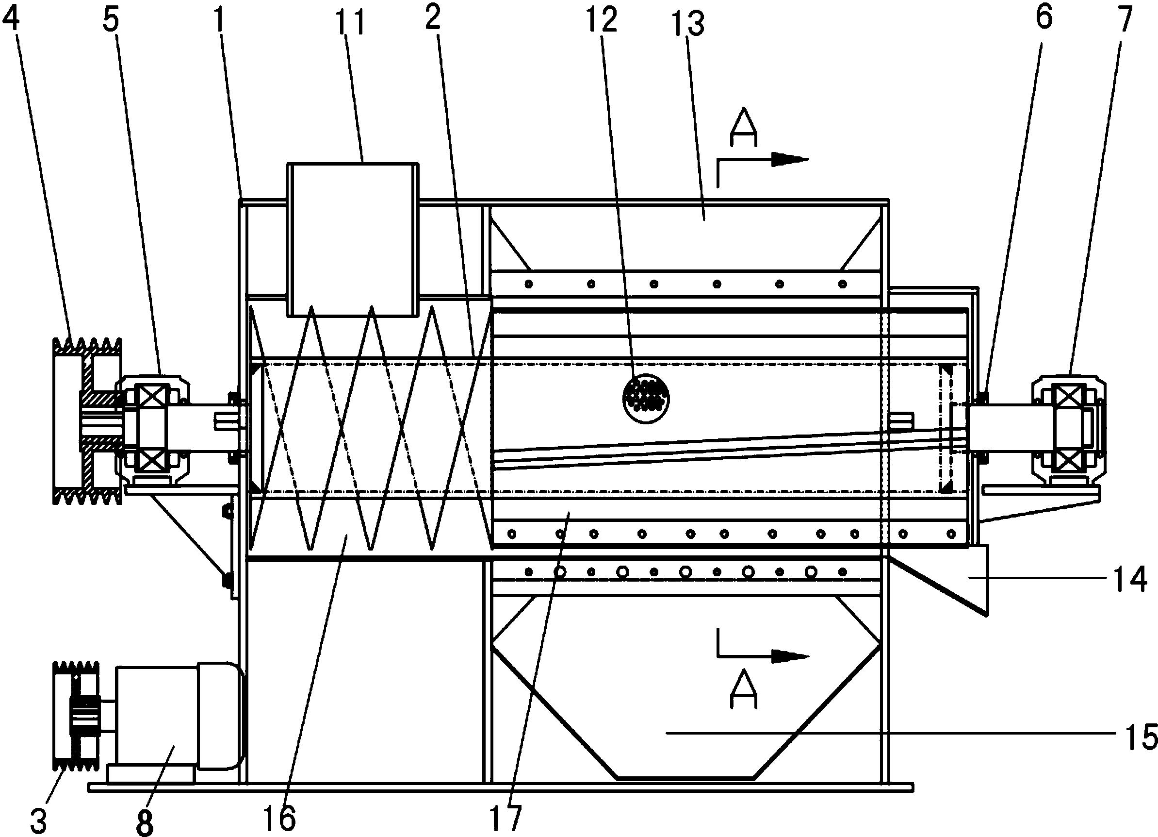一种高效节能的分拣制浆一体机