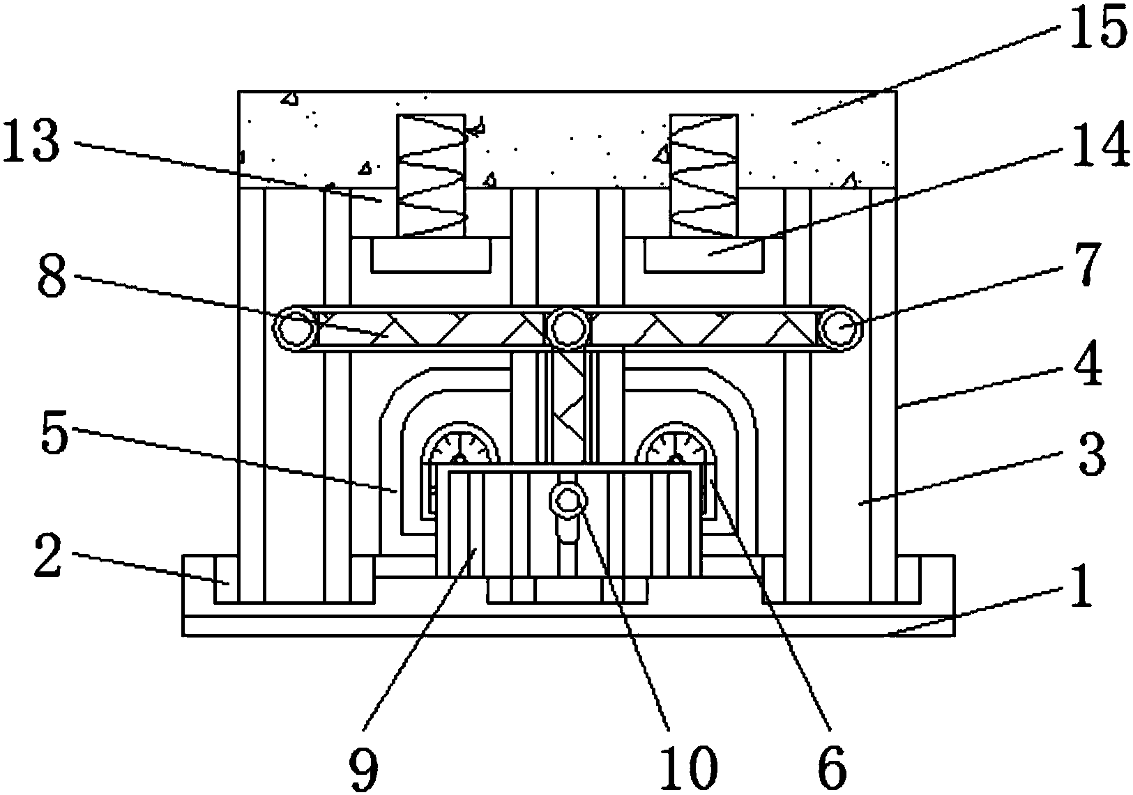 一种固定悬挂式测量仪表装置