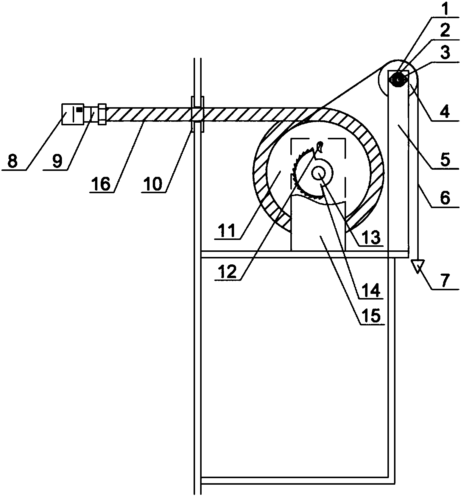 cn208017383u_一种伸缩式取水管有效