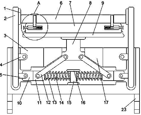 一种冲压机床定位装置